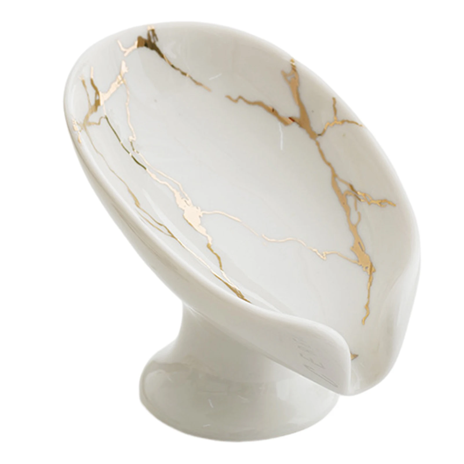 

Декоративная кухонная раковина в форме листа, самосливающаяся посуда для ванной комнаты с подставкой, Легкая очистка, держатель для сухого мыла, водонепроницаемый