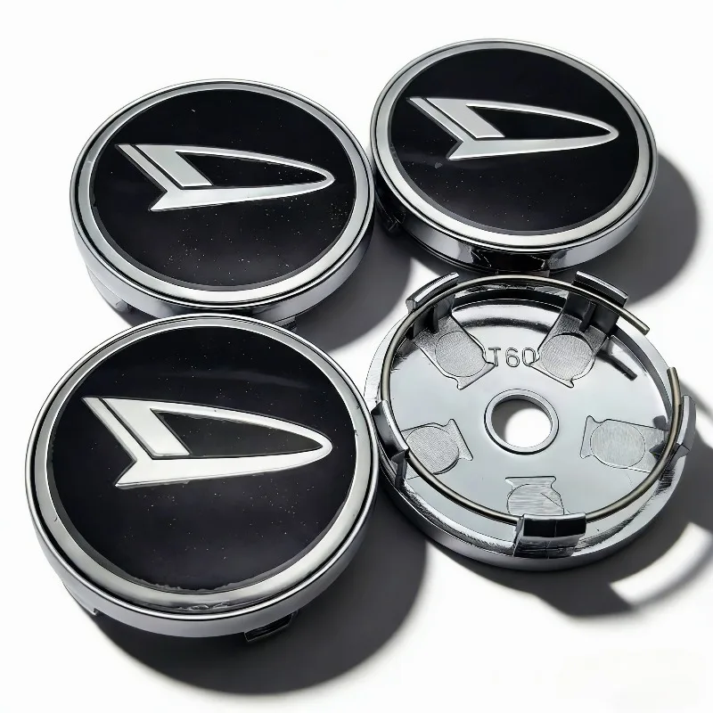 4 stücke Daihatsu Logo Emblem Abzeichen Auto Rad Mitte Kappen OD 60 MM 56 MM Räder Radkappe Felge Radkappen staub Abdeckung Ersetzen Auto Zubehör – Detail 7