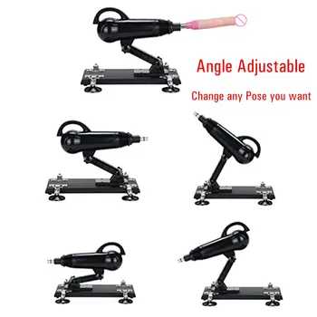 Automatic Vibartor for Women Sex Machine with Dildo Attachments Adjustable Gun Love Machines Erotic Sex Toys for Men Adult Games 3