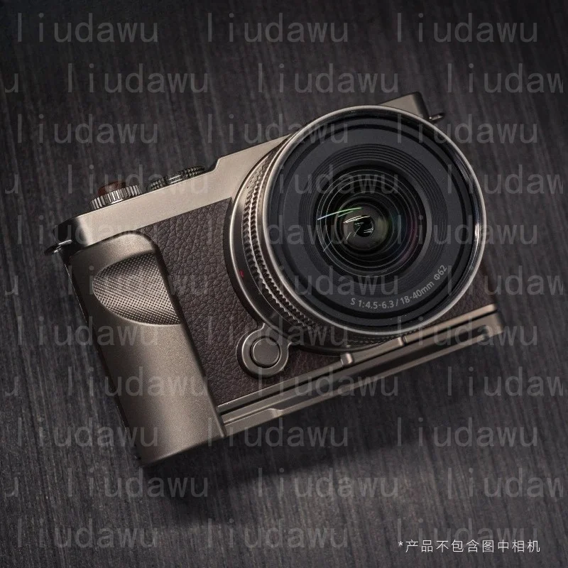 파나소닉 루믹스 S9 카메라용 목재 핸드 그립 L 홀더, 퀵 릴리즈 L 플레이트 브래킷 홀더 포함, 초경량 알로이 베이스