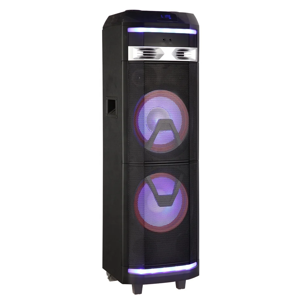 

new dual 10 inch wireless portable Bluetooth speaker
