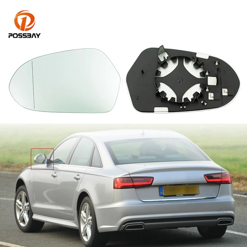 

Автомобильное зеркало заднего вида с подогревом, выпуклое зеркало заднего вида для Audi A6 2011-2014 2015 2016 2017 2018, автомобильные внешние аксессуары