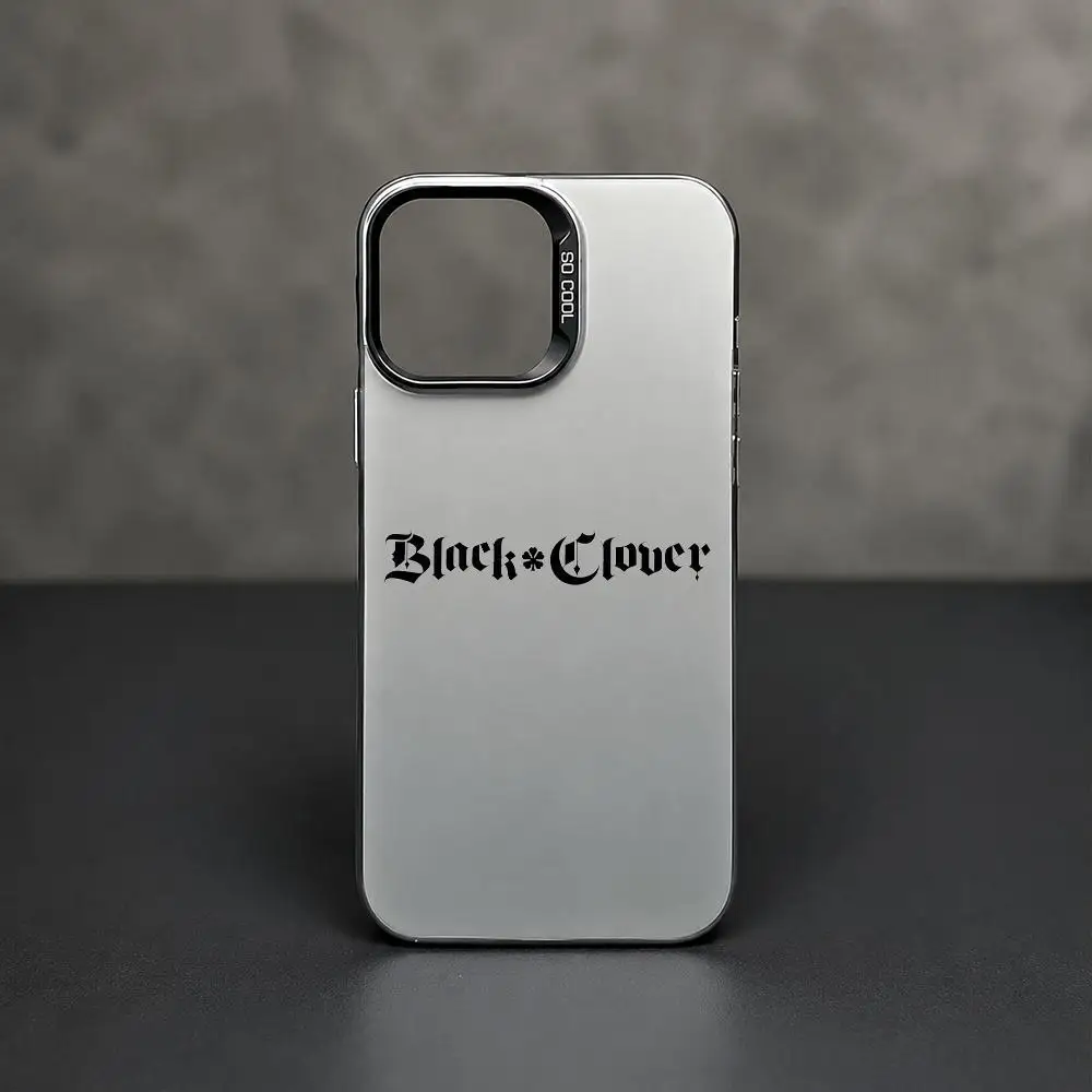 Black Clover Logo Shockproof Color Gradient TPU Phone Case