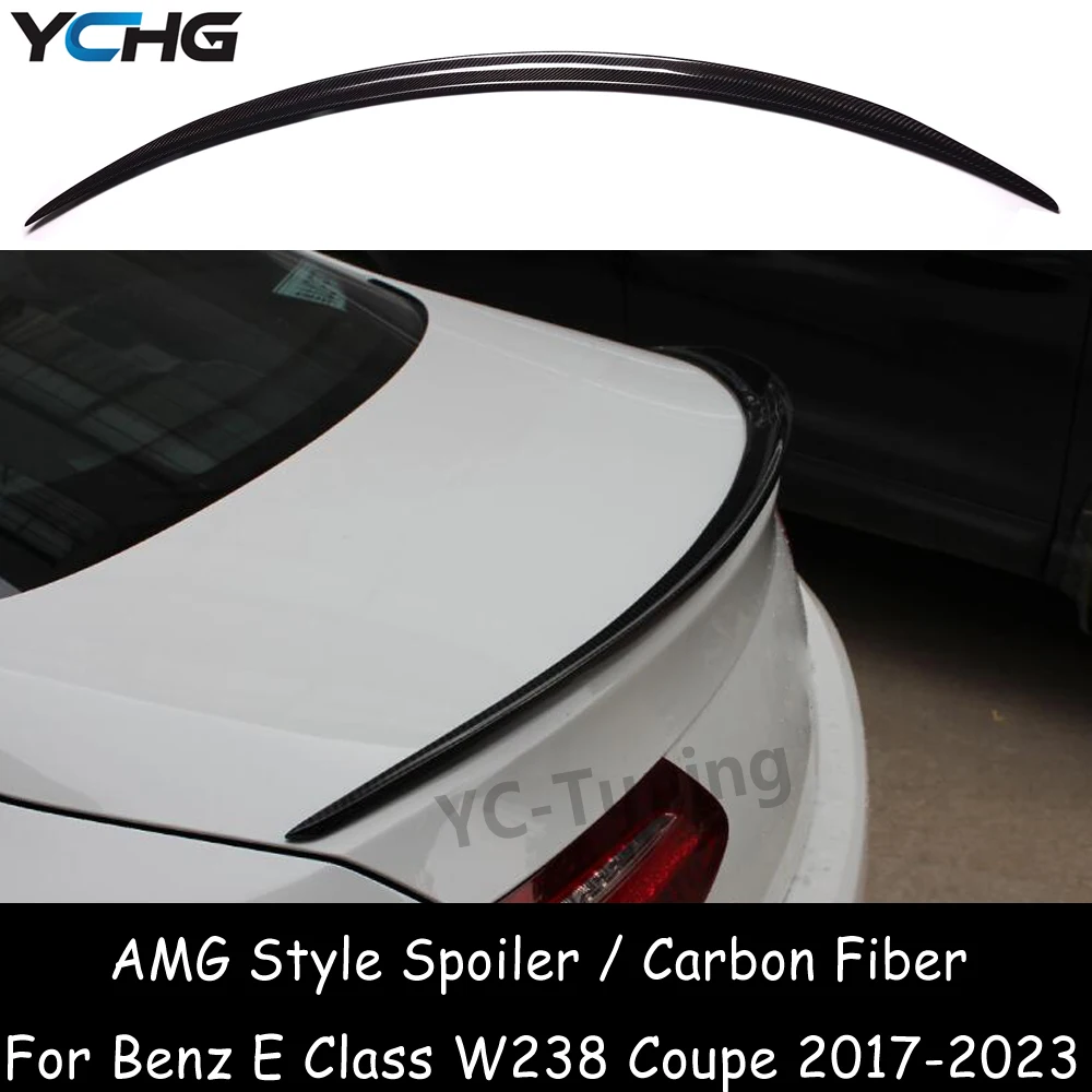 

C238 AMG Style Carbon Fiber Rear Trunk Spoiler For Mercedes Benz E Class W238 2 Door Coupe E300 E350 E400 2017-2023