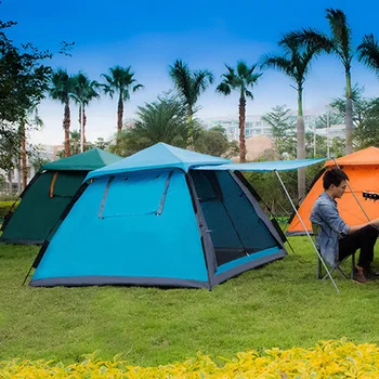 Outdoor Automatic Quick Open Tent Waterproof Camping Tent 3-4 Person Instant Setup Tent 4