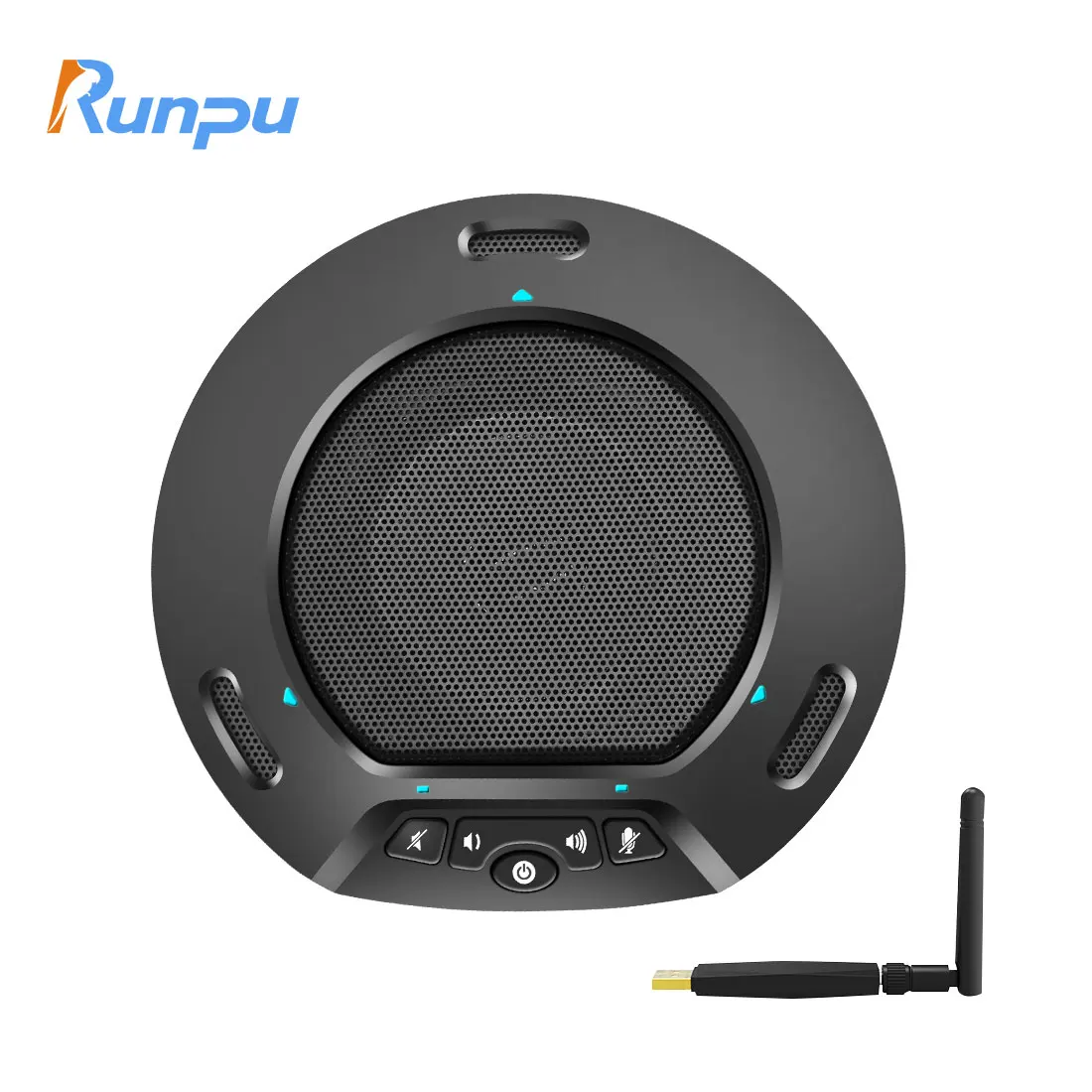 N30w Amazing 2.4g Wireless Onmidirectional Conference Microphone Speaker Voice Pickup Range 8