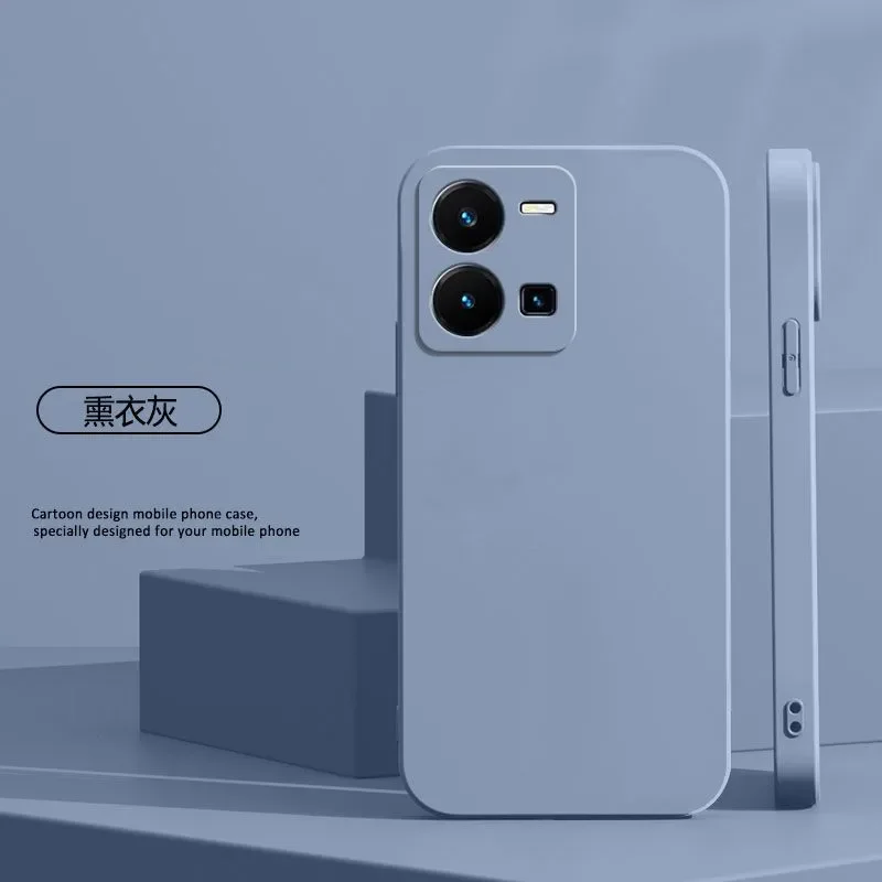Fashionable Silicone TPU Case For VIVO V25 V25E Camera All-inclusive Protection Cover For VIVO Y22 S Y35 Y77 Y02S Cases Funda — view 3