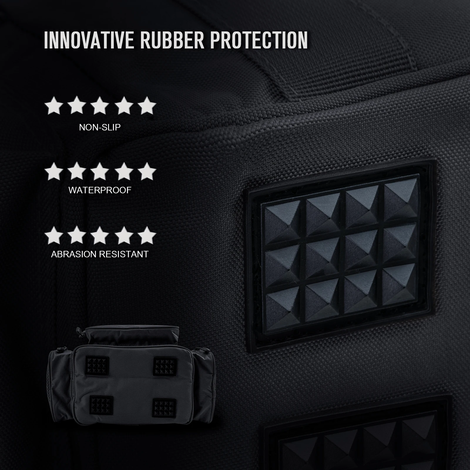 Goture 야외 다기능 방수 사냥 낚시 허리 가방 14.96*9.05*7.48in 여행 어깨 가방 빠른 배달