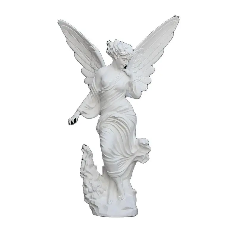 

Retro Four Seasons Angel Ornaments Large Fiberglass Sculpture Bar Courtyard Wedding Welcome Decoration Floor Statue