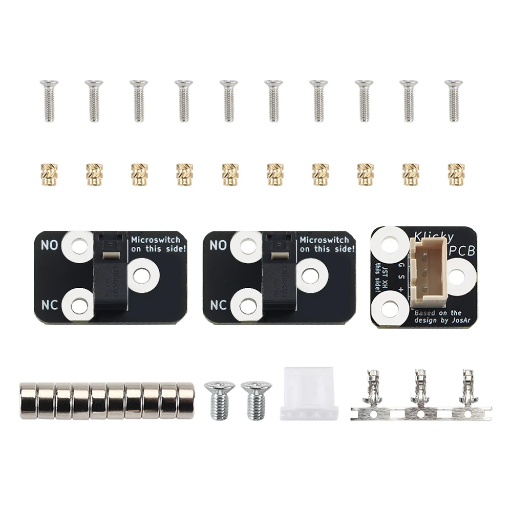 PCB Klicky PCB 키트 자동 레벨링 액세서리, Voron2.4 및 트라이던트 3D 프린터 호환, 마그네틱 안정성 보장 업그레이드 키트