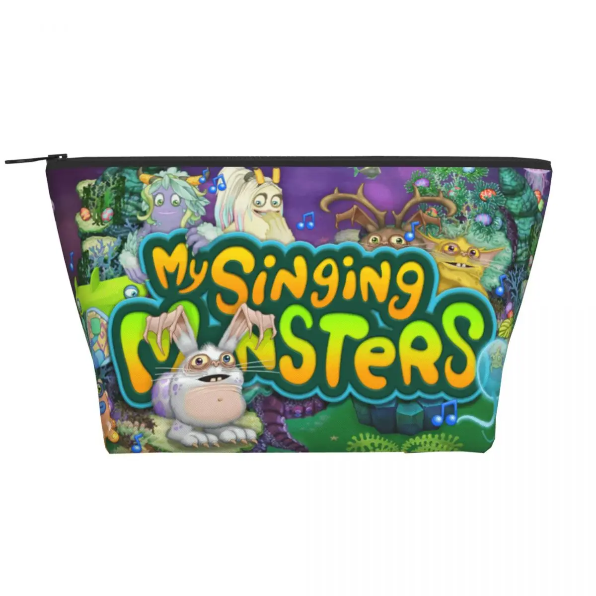 My Singing Monsters Playground Cosmetic Bag Women Kawaii Large Capacity Makeup Case Beauty Storage Borse Da Toilette