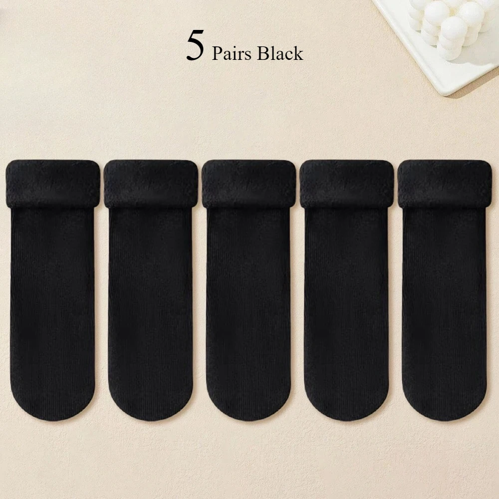 5 Pairs black