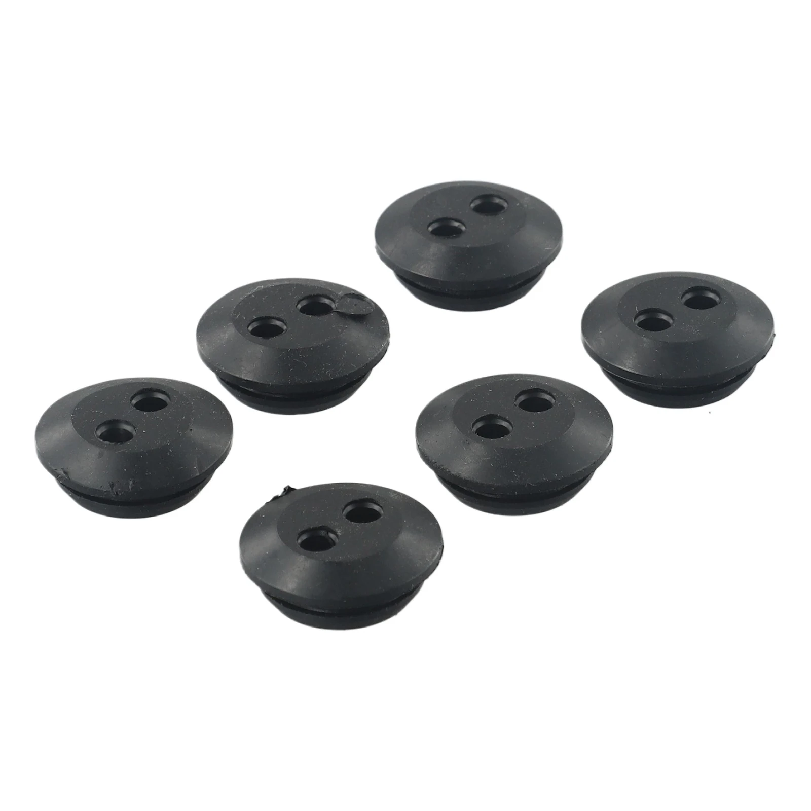 

6 Pcs Black Rubber Grommet Tank Fuel Seal Gaskets Washers Garden Power Tool Hedge Trimmer Brush Cutters Replacement Accessories
