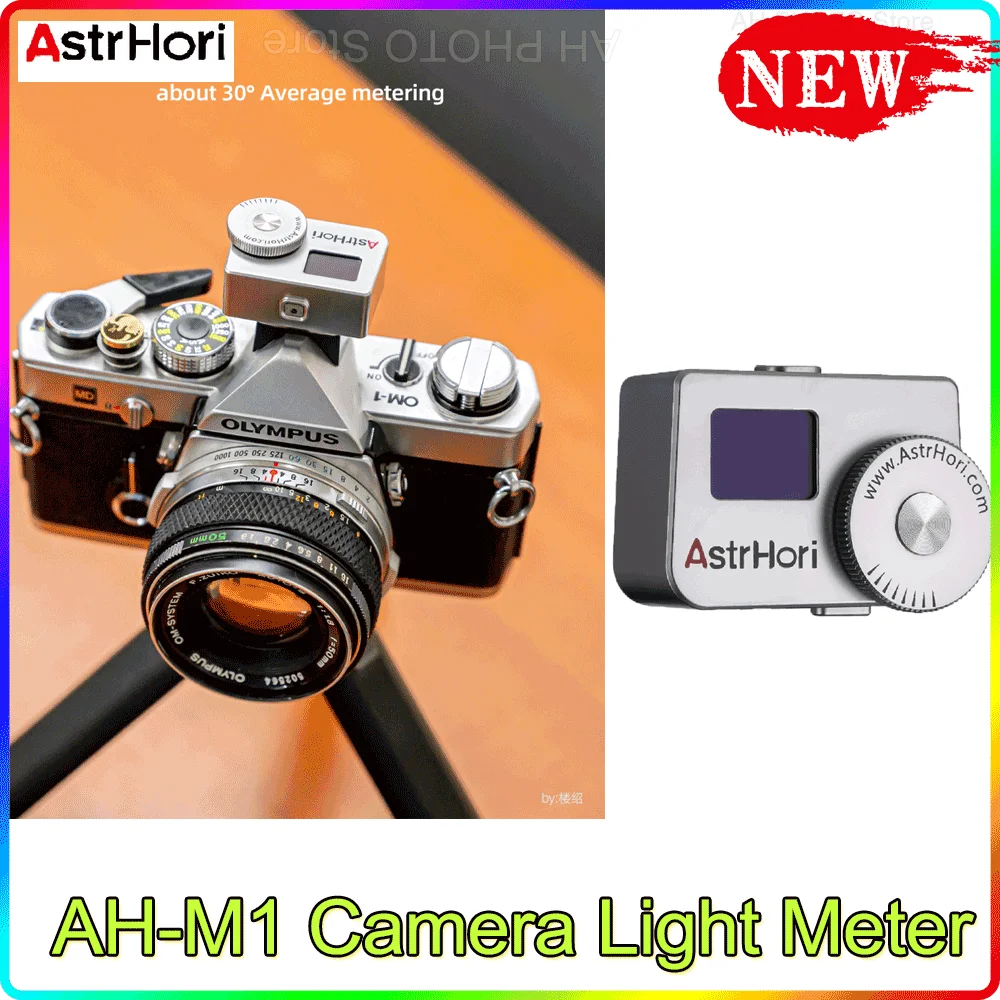 Astrhori Ah-m1 Light Meter 0.66"oled Display Real-time External Camera Light Meter Cold Shoe For Camera Photography - Photo Studio Kits - AliExpress