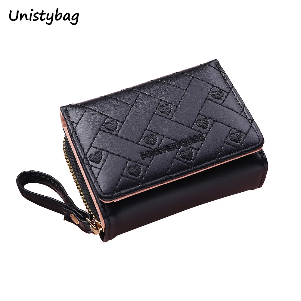

Unistybag Wallet for Women Cute Purse Luxury Designer Lady Wallets Small Shoet Wallet Fashion Clurch Bag Coin Purses