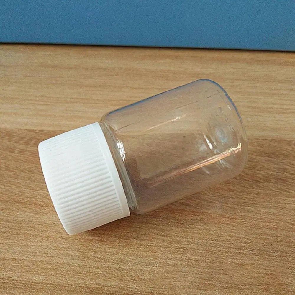 10Pcs 15ml 30ml Plastic Pill Bottles Plastic Seal Bottles Solid Powder Medicine Pill Vial Container Reagent Packing