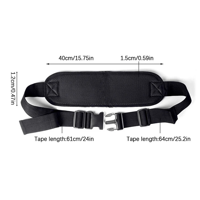 1PC Wheelchair Seats Belt Adjustable Safety Harness Fixing Breathable Brace for the Elderly Patients Restraints Straps Brace – Detail 2