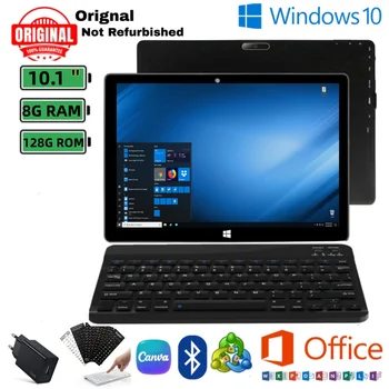 10,1 POLLICI 64 Bit 8 GB RAM 128 GB ROM 1920 x 1200 IPS x5-Z8350 CPU AR10 WINDOWS 10 Tablet PC Doppia fotocamera USB 3.0 HDMI-Co
