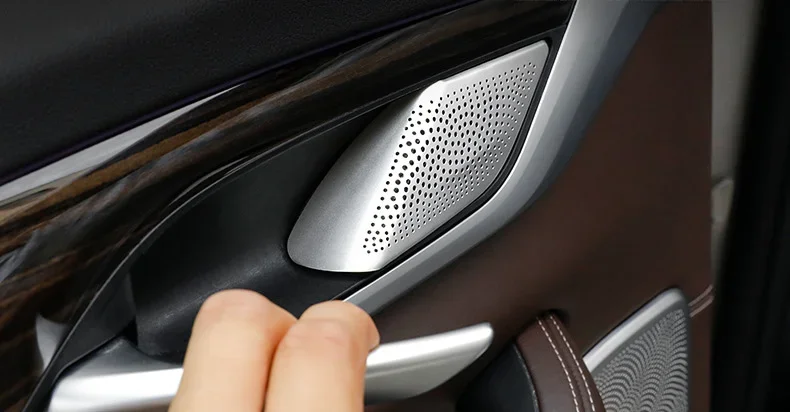 For BMW 5 Series G31 G30 2018 2019 2020 2021 2022,Car Door Speaker Trim Cover A-pillar Horn Protection Cover Interior Accessorie