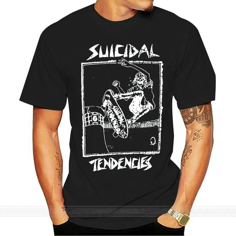 

SUICIDAL TENDENCIES official LANCE SKATER LIMITED EDITION T-SHIRT Dogtown Punk New Fashion Mens T-Shirts