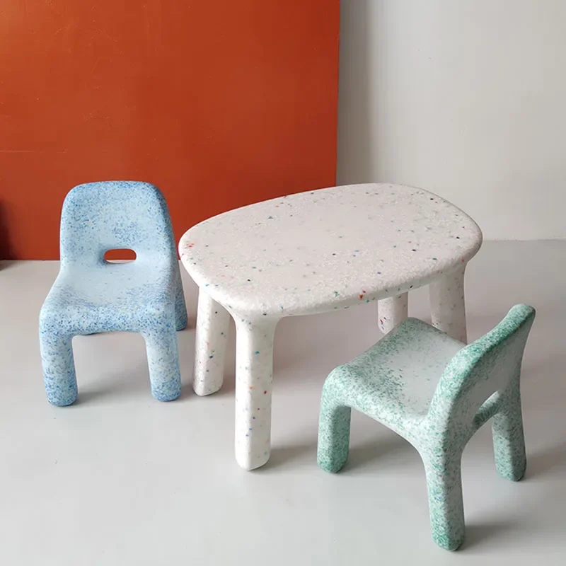 

Nordic Girl Table And Chair Furniture Plastic School Writing Small Desk Creative Design Living Room Study Students Table Desks