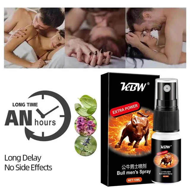 Spray para retrasar la eyaculación de los hombres, producto sexual de larga duración, 60 minutos, aceite lubricante para el clím