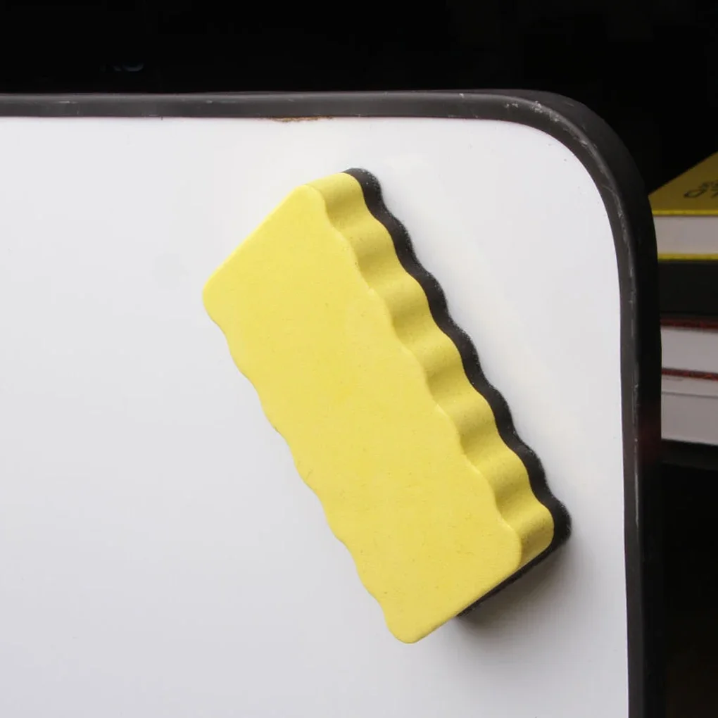 1PC Magnetic Blackboard Chalkboard Whiteboard Eraser Cleaner Dry Wipe Marker Pen Duster White Black Chalk Board Muti Color magnetic whiteboard pen pencil erasers