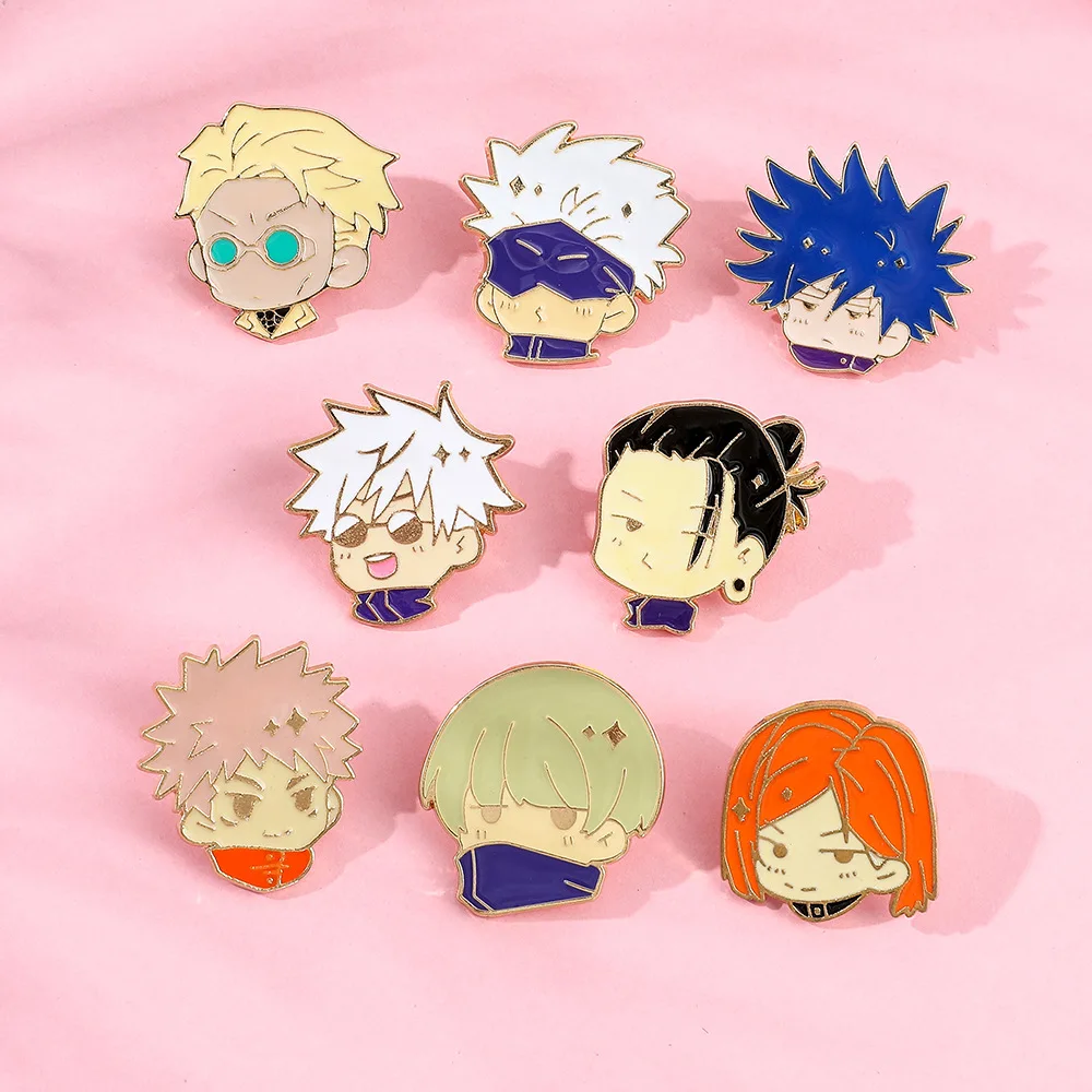 Jujutsu Kaisen Comic Figure Enamel Pins Lapel Pins for Backpack Briefcase  Badges Brooches for Clothing Fashion Jewelry - AliExpress