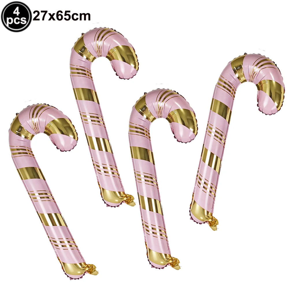 Globo de aluminio de árbol de Navidad grande de pie, globos decorativos para fiestas navideñas, globos inflables de Papá Noel, suministros para fiestas navideñas