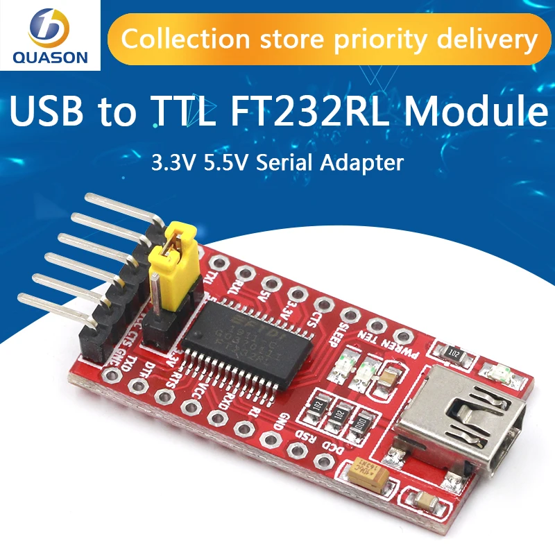 Ft232Rl Ftdi Usb 3.3V 5.5V A Ttl Modulo Adattatore Seriale Forarduin Mini Porta. Acquista Una Buona Qualità!
