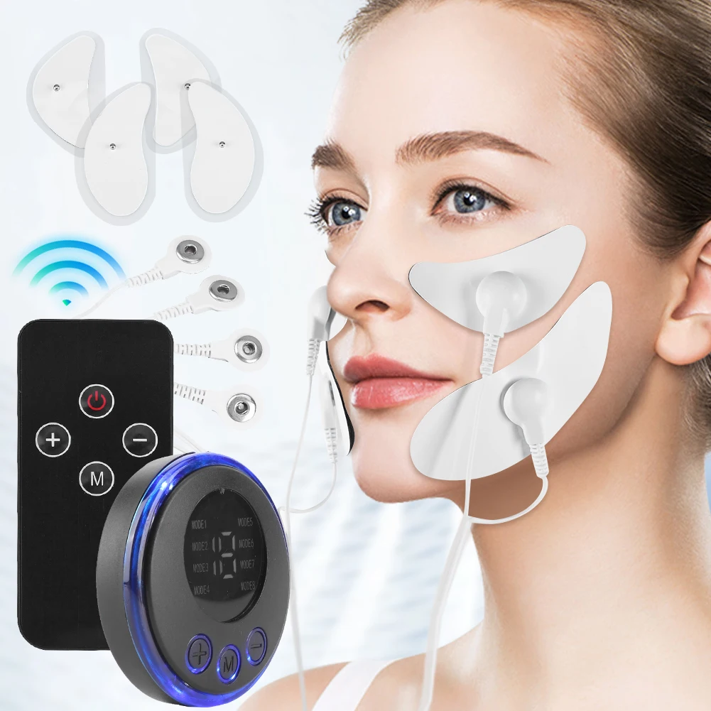 EMS Facial Massager Current Muscle Stimulator Anti-Wrinkle Facial Lifting Device USB Charging Face Tightening Tool for Neck Face 3