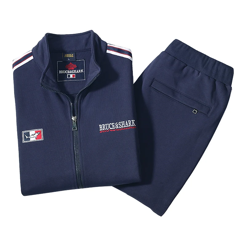 New Tracksuit Men's Sport wear Setting Shark Men Jogging