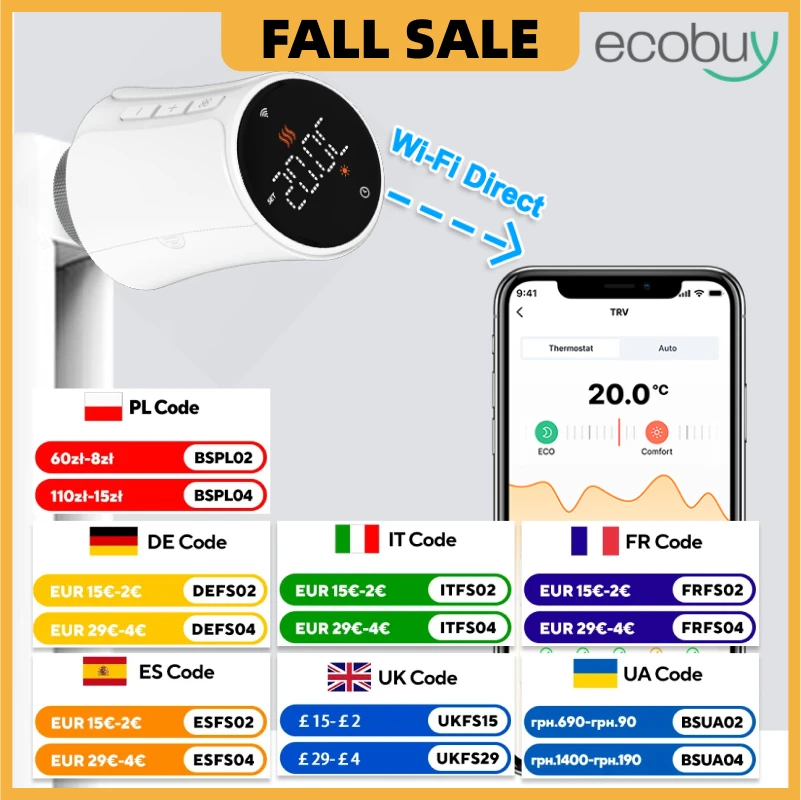 Smart Thermostat Thermostatic Valve Controller Temperature Controller New Tuya Wifi Thermostat Radiator Valve TRV Smart Thermostatic Valve Wifi Thermostat Temperature Controller Alexa Google Home