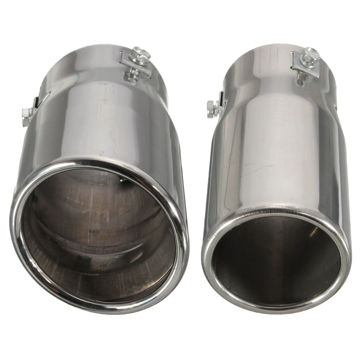Exhaust Pipe Tip Car Auto Muffler Steel Stainless Trim Tail Tube Exhaust Systems Mufflers Vehicle Auto Replacement Parts exhaust muffler tip,exhaust pipe muffler,exhaust trim pipe