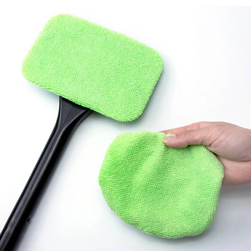 Car front windshield cleaning brush Car dust collector defogging window  scraper Car dual-purpose multi-functional cleaning wipe