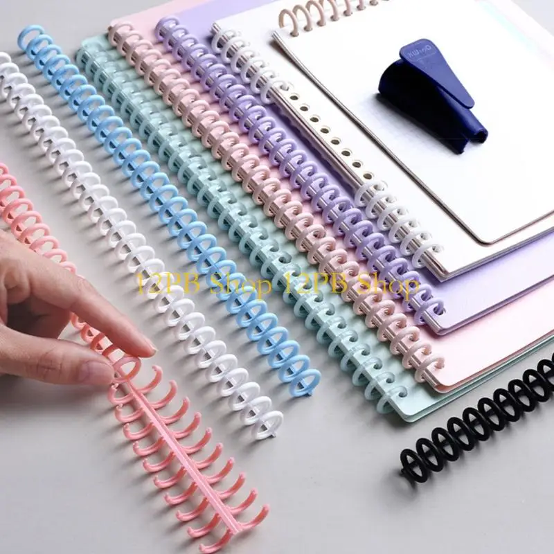 12pb 10 pcs 플라스틱 바인딩 빗 30 링 플라스틱 바인딩 빗 파일