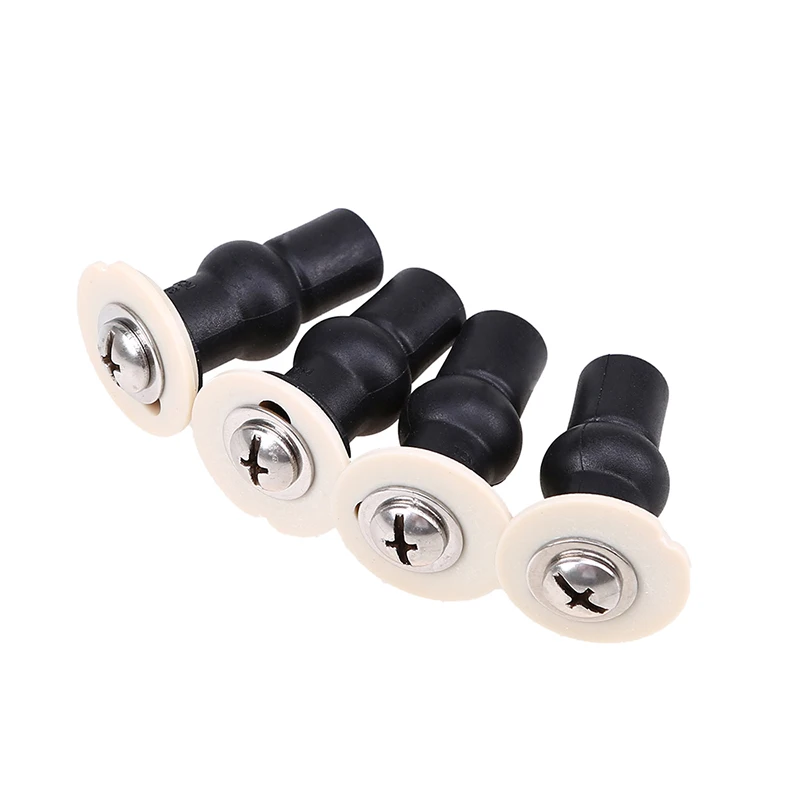 Toilet Seat Hinges Bolt Expanding Small Universal Toilet Seat Screws Rubber Top Nuts Screw Fixings Blind Hole Fittings 2/4Pcs toilet seat accessories toilet hinge replacement