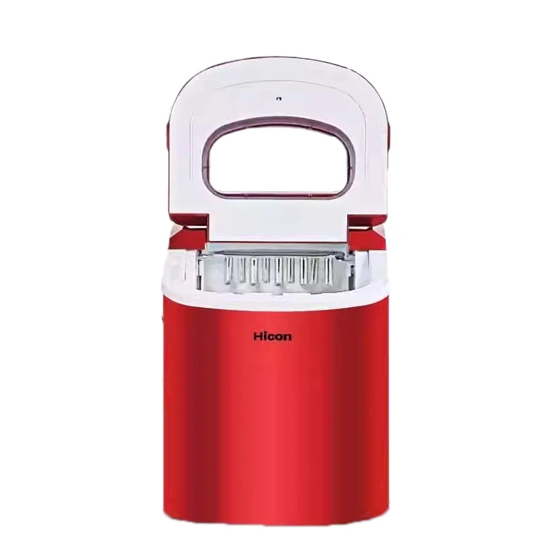 Full-automatic Small Ice Maker Commercial Tea Shop DIY Round Manual Automatic Ice Making Machine-HZB-12A