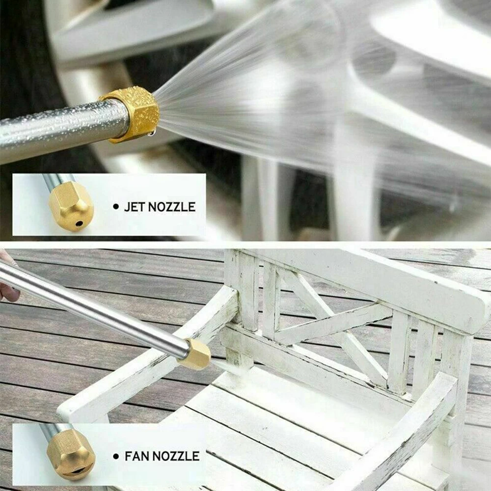 Aluminum Water Gun Spray Nozzle for Car Wash Garden Cleaning