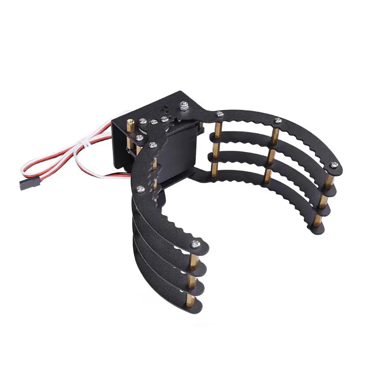 

Symmetric Grasping Large Clamp Mechanical Robot Claw Manipulator Gripper Metal Aluminum Hand Grips Paw w/ LDX-335MG Servo