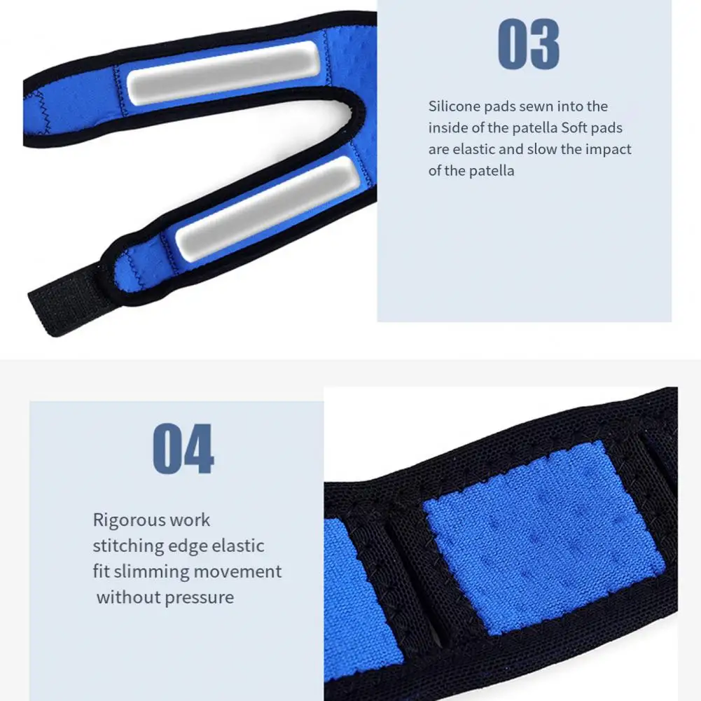 

Knee Pain Relief Strap Sports Patella Strap Adjustable Patellar Tendon Support Strap for Knee Pain Relief During for Arthritis