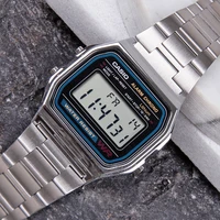 Casio montre argent montre hommes ensemble marque de luxe LED numérique étanche Quartz hommes montre Sport militaire montre-bracelet relogio masculi 3