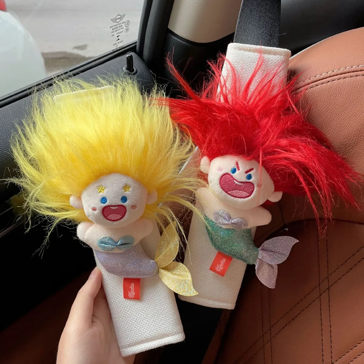 Simpatico Cuscino Per Cintura Di Sicurezza Per Auto A Sirena Cuscino Per Tracolla Per Seggiolino Auto Generale Fodera Per Cuscino Protezione Per Cintu