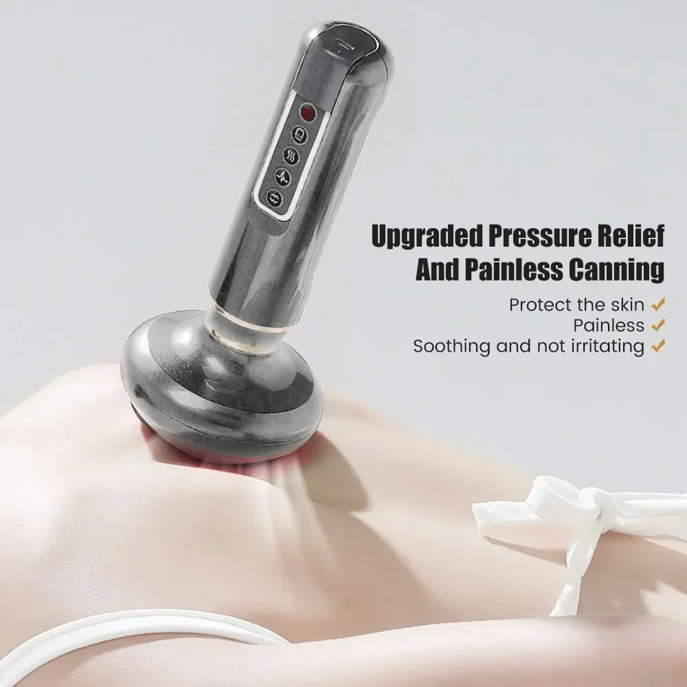Chinese Electric Suction Cupping Therapy Device Body Slimming Massager Glass Jars Anti Cellulite Cupping Vacuum Slimming Guasha 4