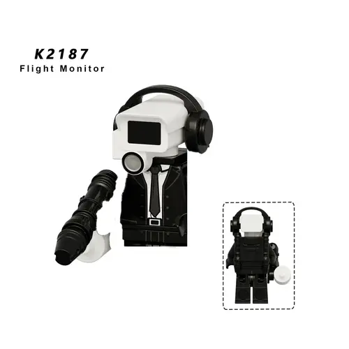 New KDL SWAT Skibidi Toilet Man Figures Anime Block Toys TvMan Titan Cameraman Speakerman Bricks Model Toy Birthday Gift - Image 73