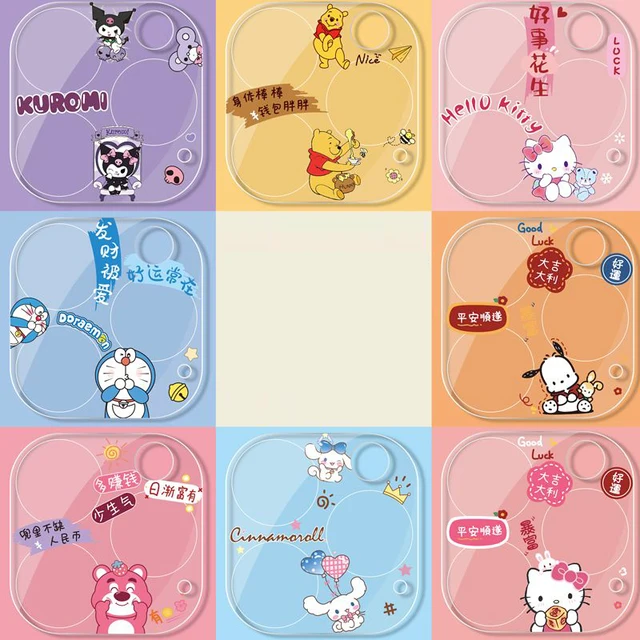 Protetor de Lente de Câmera de Vidro Temperado Sanrio para iPhone