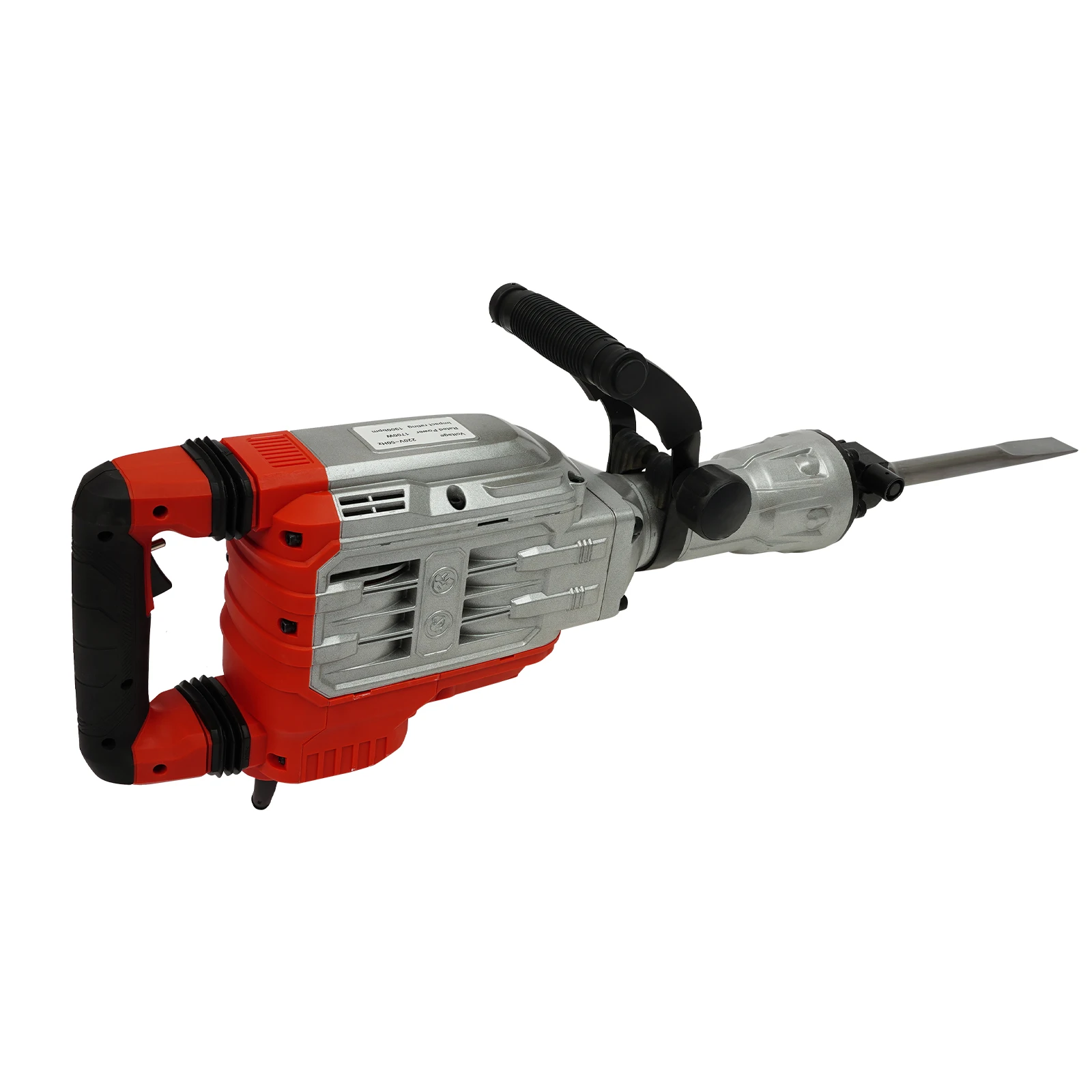 1700 W Bohrhammer, Betonbrecher, robuste Abbruchhammer, leistungsstarke elektrische Bohrmaschine 220 V mit 2 Meißelbits – Detail 5