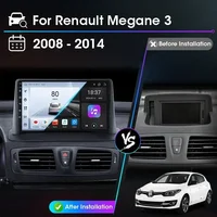 Srnubi Autoradio pour Renault Megane 3 Fluence Samsung SM3 2008-2014 lecteur multimédia Carplay Android Auto Autoradio Navigatore 2