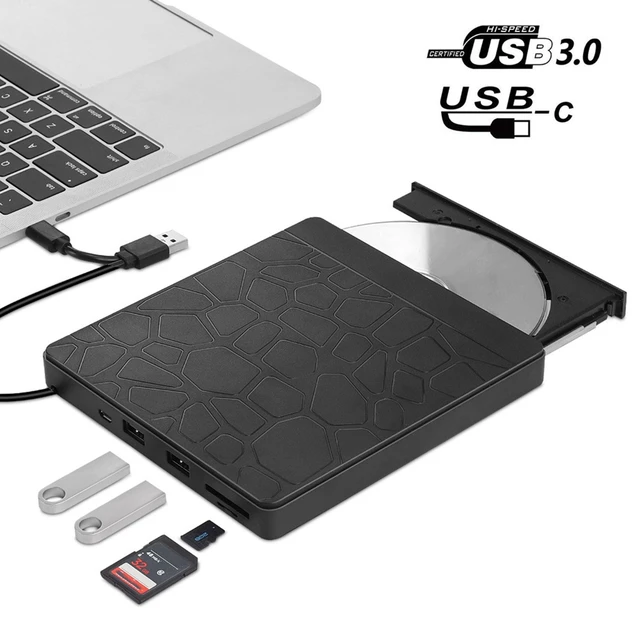 Lecteur de dvd externe usb 3. 0 pour ordinateur portable