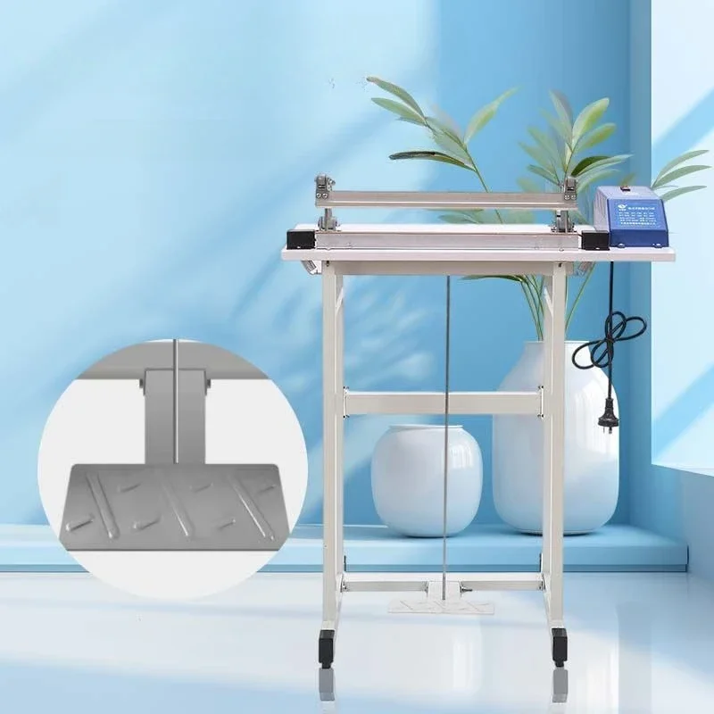 

Аппарат для запечатывания на ножках, энергосберегающий упаковочный пакет, термоусадочная пленка, алюминиевая фольга, быстрая простая машина для запечатывания и резки